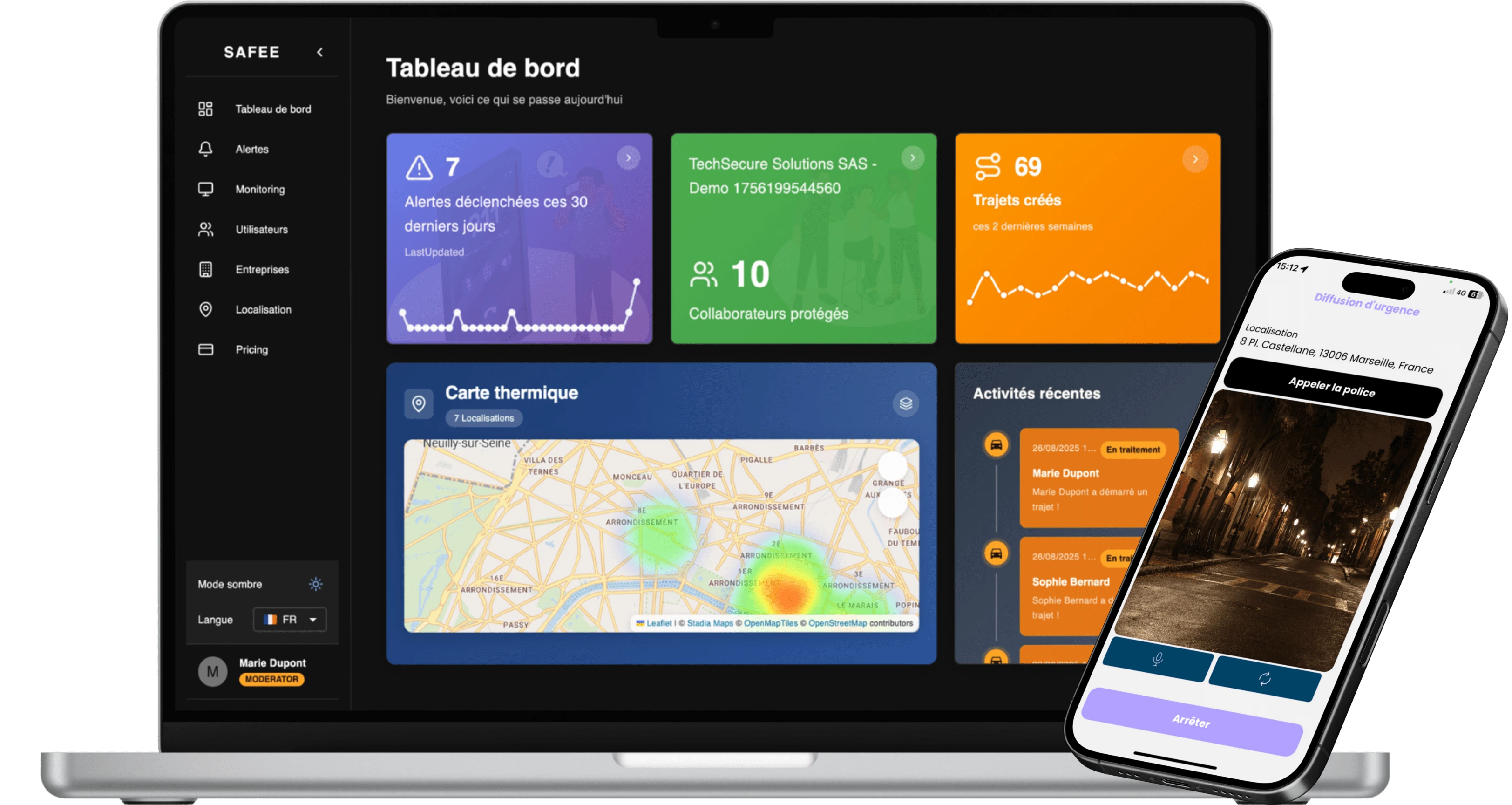 Safee Dashboard